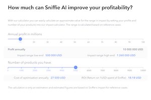 What is the impact Sniffie AI can add to your profitability