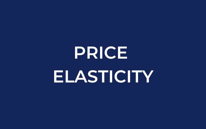 price elasticity